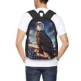 thumbnail image 4 of Balery Night Sky Bald Eagle Mochila para hombre y mujer - Tela Oxford 600D resistente - Gran capacidad, resistente al agua, ideal para la escuela, viajes y senderismo, 4 of 6
