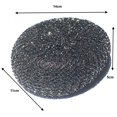 thumbnail image 2 of 3pc Large 100g Heavy Duty Course Steel Wool Cleaning Scouring Pad Balls, 2 of 3