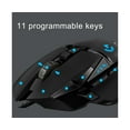 thumbnail image 4 of for Logitech G502 Hero Gaming Mouse Universal Adjustable ABS Programmable Wired Optical USB Mouse for Computer - Black, 4 of 5