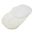 thumbnail image 3 of Saco de dormir para bebé recién nacido, manta para dormir de punto suave y cálida, saco para cochecito de bebé, color blanco, 3 of 9