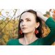 thumbnail image 2 of 20pcs Red Maple Leaf Earrings,fall Earrings For Women Halloween Thanksgiving Drop Dangle Earrings, 2 of 2