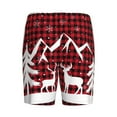 thumbnail image 4 of Picia Christmas Buffalo Plaid Pajama Shorts for Men, Men's Pajama Bottoms, Sleepwear,Short Pajama Pants-Large, 4 of 9