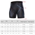 thumbnail image 4 of Tignapoo Premium 3D Foam Cycling Shorts with Gel Padding, Moisture-Wicking Nylon and Spandex Blend, Available in Multiple Colors and EU Sizes L/XL for Enhanced Comfort During Rides, 4 of 5