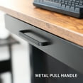 thumbnail image 3 of VIVO Black 22" Space Saver Sliding Under Desk Storage Drawer with Pull Handle, 3 of 8