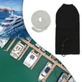 thumbnail image 6 of funtasica Boat Fenders Cover Marine Bumpers Cover Protector Easy to Install Lightweight Accessory for Center Rope Tube Fenders White Rope, 6 of 8
