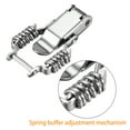 thumbnail image 3 of Uxcell 304 Stainless Steel Spring Loaded Toggle Latch Catch Clamp 68mm, 3 of 6