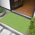 thumbnail image 5 of Fruit Green 2x3 Door Mat Rug, Farmhouse Solid Green Color Modern Art Non-Skid Rubber Backing Large Rectangle Rugs - Living Room Bedroom Home Office, Indoor Floor Mat Carpets Washable Rug, 5 of 9