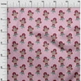 thumbnail image 2 of oneOone Cotton Silk Fabric Leaves & Floral Block Fabric Prints By Yard 42 Inch Wide, 2 of 4