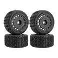thumbnail image 2 of Xuanheng 4Pcs Wheels Rims Set Modification Replacement for Micro T 244016 1/28 RC Car Black, 2 of 8