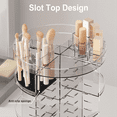 thumbnail image 4 of 360 Rotating Makeup Organizer,  Skincare Organizers with Slot Top, Cosmetics Storage Shelf with Adjustable Layer, 4 of 6