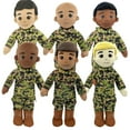 thumbnail image 2 of UMBO My Hero 14" Marine Recordable Military Plush Doll – Voice Recorder – 1+ Hour Audio – Deployment Gift for Kids – Daddy Doll, 2 of 11