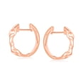 thumbnail image 2 of Bling Jewelry Womens Western Equestrian Horse Bit Hoop Earrings Rose Gold Plated .925 Sterling Silver, 2 of 4