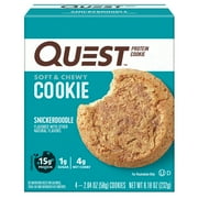 Quest Protein Cookie, High Protein, Snickerdoodle, 4 Count