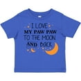 thumbnail image 3 of Inktastic I Love My Paw Paw to the Moon and Back Boys or Girls Toddler T-Shirt, 3 of 5