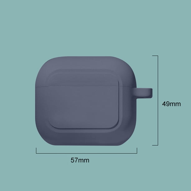 Audífonos Estuche para para AirPods 3 Funda para con kit de hebilla (azul medianoche)