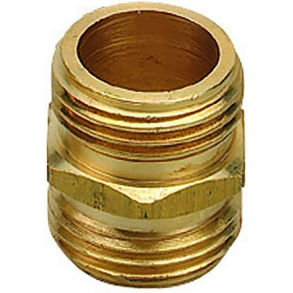 Orbit 3 Pack 3/4 Inch Brass Hose-to-Hose Nipple