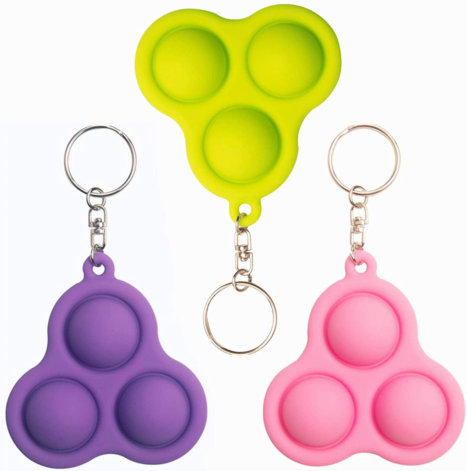 Details about   Simple Dimple Fidget Toy Mini Keychain Early Education Brain Teaser Popping Fidg 
