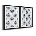 thumbnail image 2 of Wexford Home Indigo Bloom Pattern I Premium Framed Print, 22.5" x 30.5" - Ready to Hang, Black (Set of 2), 2 of 9