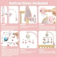thumbnail image 4 of Baby Musical Crib Mobile with Projector Night Light Cartoon Rattles and Remote for Infant Boys Girls, 4 of 13
