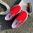 thumbnail image 4 of Casual Comfortable Solid Color Slip On Canvas Shoes For Boys, Lightweight Non-slip Sneakers For All Seasons, 4 of 4