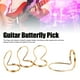 thumbnail image 5 of Púa De Guitarra De 4 Piezas, Púa De Pulgar Multifuncional De Metal Con Forma De Mariposa Para Tocar, 5 of 7