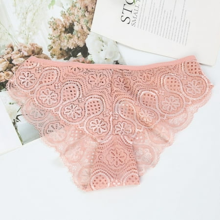 

dmqupv Underwire Lingerie New Women s Lace Cotton Crotch Large Size Breathable Ultra Thin Girls New Lingerie Set Small