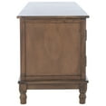 thumbnail image 3 of SAFAVIEH Magnolia Mid-Century 2 Door 2 Shelf Media Stand, Brown (47.3 in. W x 15.8 in. D x 20 in. H), 3 of 7
