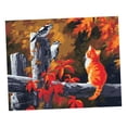 thumbnail image 1 of sin marco Pintura por números Artesanías Pintura acrílica Decoración de para hogar - Selección de 15 patrones Pájaros y gato perfecl Pintura de DIY por números, 1 of 7