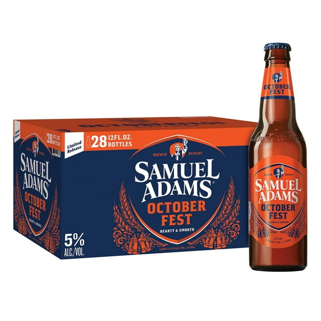 Samuel Adams Octoberfest Lager Beer, 12 fl. oz. bottle, 28 pk.