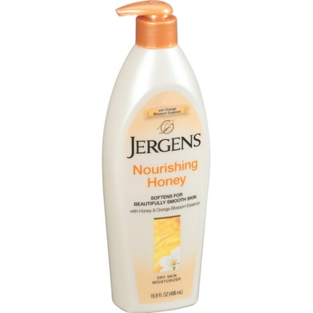 Jergens Nourishing Honey Dry Skin Moisturizer Lotion 16.8 oz (Pack of 2)