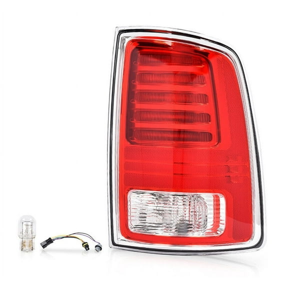 LED Tail Lights Fit For 2013-2018 Ram 1500 2500 3500 Rear Lamp Chrome Passenger