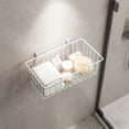 thumbnail image 6 of chaungfeng 9-Inch Metal Hanging Basket, Wire Storage Basket Over the Cabinet Door Organizer, Hanging Baskets for Cabinet Pantry Organization and Kitchen, Bathroom, Storage, White, 6 of 6