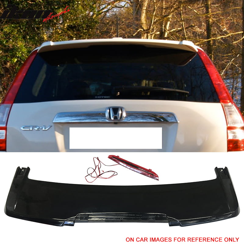 Details about   Fits 07-11 Honda CRV OE Factory LED Roof Spoiler Painted #B92P Nighthawk Black