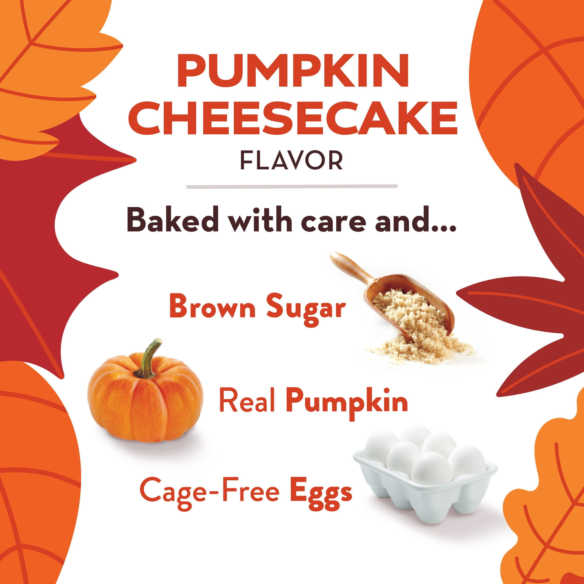 Pepperidge Farm Soft Baked Pumpkin Cheesecake Flavored Cookies, 8.6 oz Bag