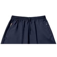 thumbnail image 5 of LTTVQM Men's Athletic Shorts Quick Dry Workout Lightweight Running Elastic Waist Drawstring Summer Gym Shorts with Zipper Pockets Dark Blue XL, 5 of 7