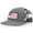 Heather/American Flag, variant on Mens Beer American Flag Funny Beer Bottle Flag Patch Mesh Back Trucker Hat Baseball Cap, Heather Grey/Black
