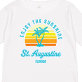 thumbnail image 4 of Inktastic Summer Enjoy the Sunshine St. Augustine Florida in Blue Boys or Girls Long Sleeve Toddler T-Shirt, 4 of 5
