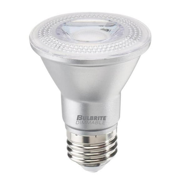 Bulbrite 861756 6.5 watt Dimmable Flood PAR20 Medium E26 LED Bulb - 488 Lumens&#44; 2700K & 90 CRI - Pack of 6