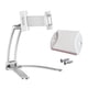 thumbnail image 2 of Soporte para tableta de cocina - Montaje en pared con movimiento libre y oscilante de 360 degree, soporte universal para escritorio y Plata S, 2 of 9