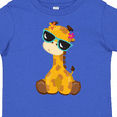 thumbnail image 4 of Inktastic Cute Giraffe, Giraffe with Sunglasses, Cute Animal Boys or Girls Toddler T-Shirt, 4 of 5