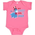 thumbnail image 3 of Inktastic My First 4th of July with Dinosaur Boys or Girls Baby Bodysuit, 3 of 5
