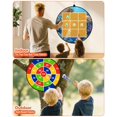 thumbnail image 2 of Tablero de dardos para niños Actgan, 66 cm, doble cara, con 20 bolas adhesivas, 2 of 6