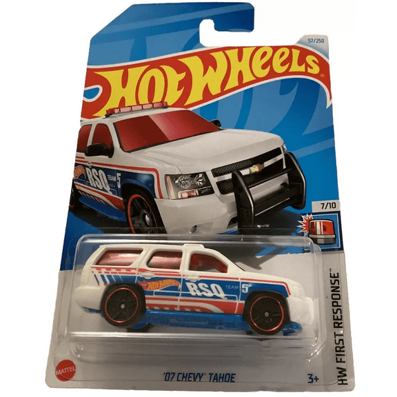 Hot Wheels '07 Chevy Tahoe 57/250 HW First Response 7/10