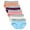 Multicolor 12, variant on FAIWAD Women's High Waist Cotton Underwear Girls Soft Comfort Breathable Stretch Seamless Briefs Panties 5 Packs