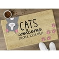 thumbnail image 2 of DII Pet Print Collection Natural Coir Doormat, 17x29", Cats Welcome, 2 of 3