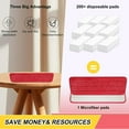 thumbnail image 2 of CUITING 3 Pcs Replacement Microfiber Pad for Universal Commercial 16.5 Inch Mop Head Flat Mop Head Wet & Dry Commercial Cleaning Refills Reusable Mop Refills Fit for Most Microfiber Flat, 2 of 6