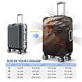 thumbnail image 4 of Fuzoiu Abstract White Dragon Print Suitcase Cover,Washable Luggage Covers for Suitcase,Elastic Luggage Protector Cover,Scratch Resistant Travel Suitcase Covers-Small, 4 of 7