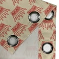 thumbnail image 4 of Ambesonne Queen Grommet Curtain, Vintage Red Crown Pattern, 50" x 72", Grey Yellow Vermilion, 4 of 6