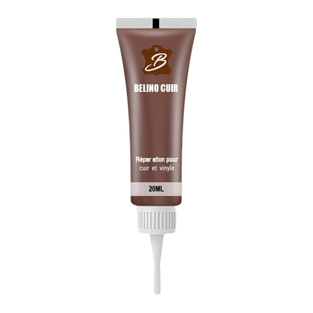 Crema para recolorar cuero, restauradora de color para zapatos, sofás y bolsos. Color café