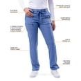 thumbnail image 4 of Adar Uniforms Women's Scrub Set - Enhanced V-Neck Top/Multi Pocket Pants, 4 of 7